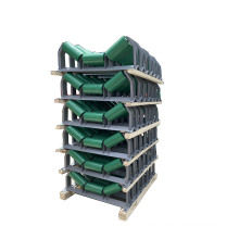 Chinese OEM Belt conveyor idler roller frames carrying steel roller for Belt conveyor stations